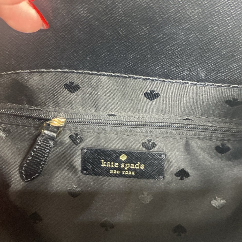 Kate Spade Lizzie Medium Flap Backpack- Black - Picture 7 of 12